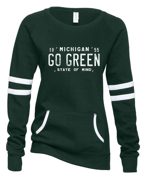 Go Green - Ladies' Varsity Pullover