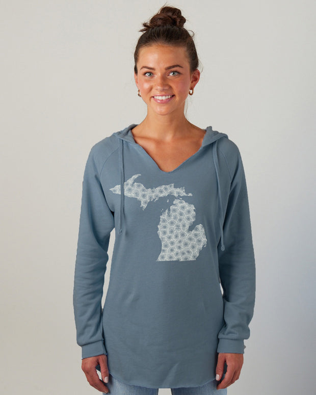 Petoskey Stone - Ladies' Beach Fleece