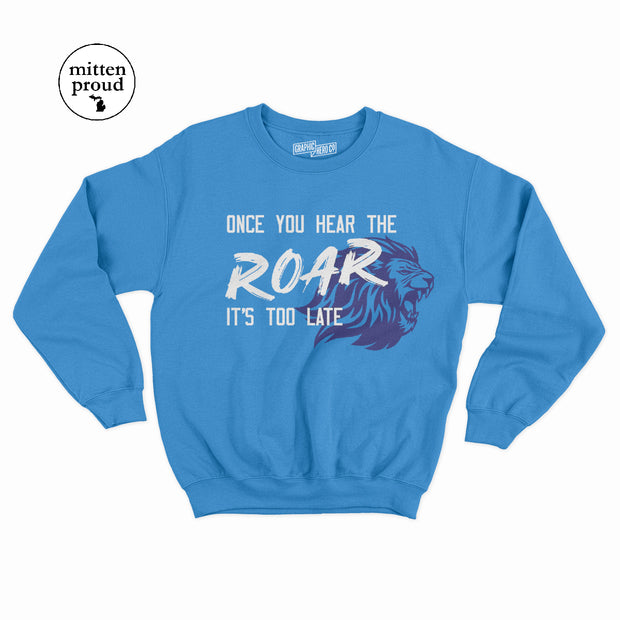 Detroit ROAR - Unisex Crewneck Sweatshirt