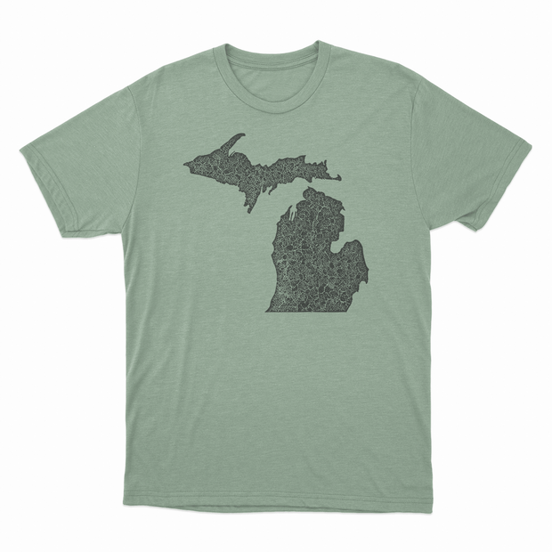 Michigan Silhouette  - Unisex Tee