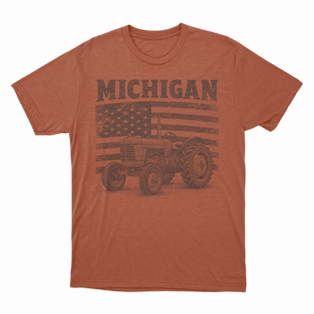 Michigan Tractor USA - Unisex Tee