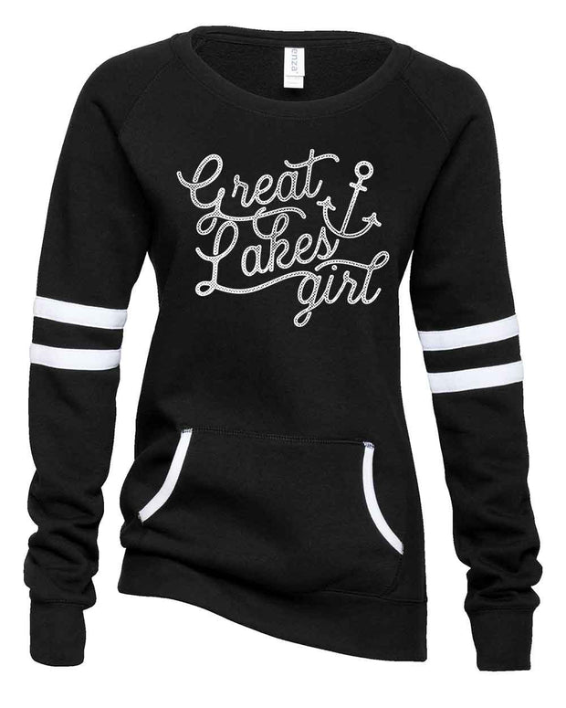 Great Lakes Girl - Ladies' Varsity Pullover