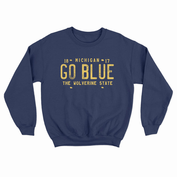 Go Blue - Unisex Crewneck Sweatshirt