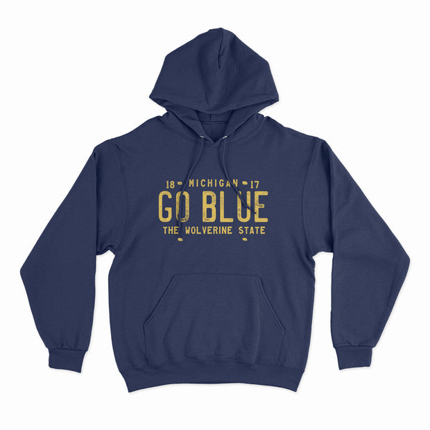 Go Blue - Unisex Hooded Sweatshirt