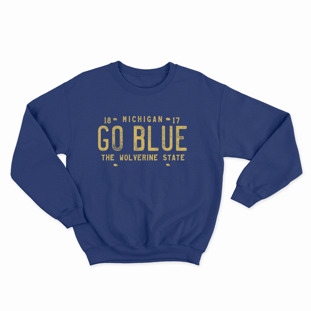 Go Blue - Kids Crewneck Sweatshirt
