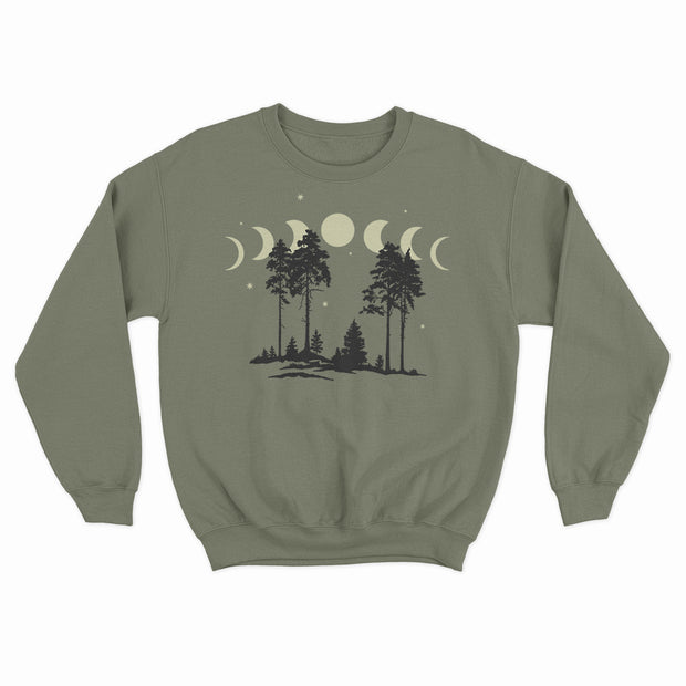Moon Phases - Unisex Crewneck Sweatshirt