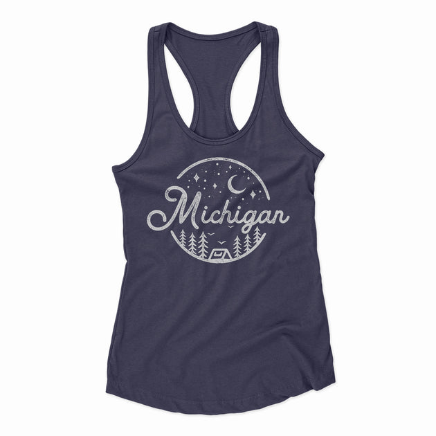 Night Sky - Ladies' Flowy Tank – Live Love Michigan