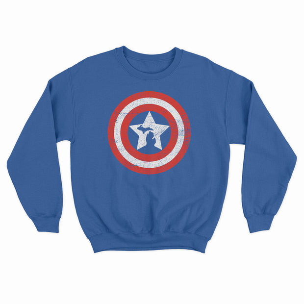 Michigan Shield - Unisex Crewneck Sweatshirt